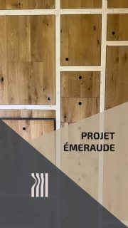 | projet Émeraude |
Retour en images 
Sourcing ♻️ : parquet chêne, poutres du préau d’une école de #bordeaumetropole et coffrage de béton d’un projet GTM Bâtiment Aquitaine. 

#reemploidesmateriaux #ecoconception #amenagementinterieur #cuisinesurmesure #ecosourcing #travaildubois